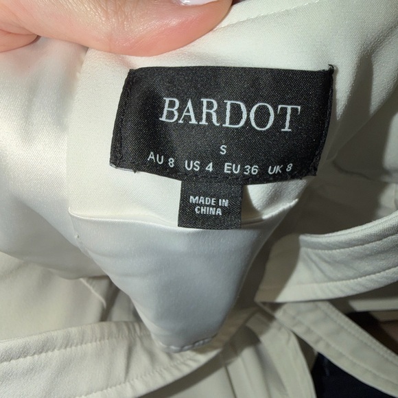 Bardot White Corset Size Small - Picture 3 of 5